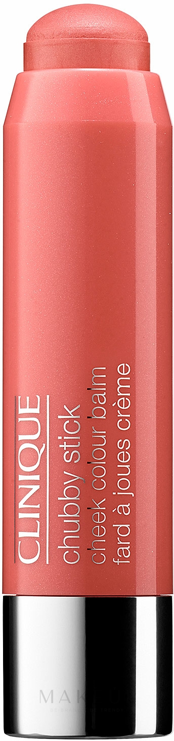 Creme-Rouge - Clinique Chubby Stick Cheek Colour Balm — Bild 02 - Robust Rhubarb