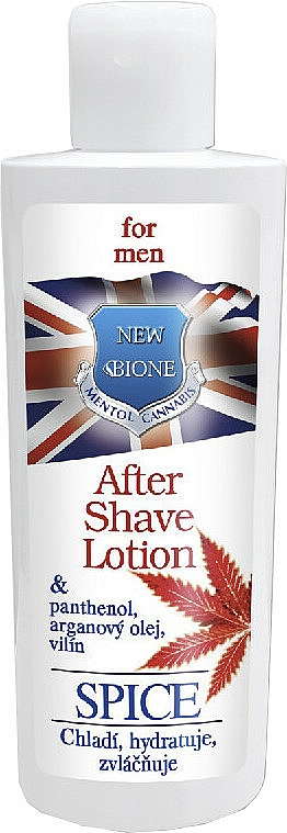 Beruhigende After Shave Lotion mit Panthenol und Arganöl - Bione Cosmetics Bio For Men Spice After Shave Lotion — Bild N1