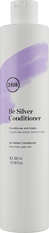 Conditioner mit Panthenol und hydrolysiertem Seidenprotein - 360 Be Silver No Yellow Conditioner — Bild N1
