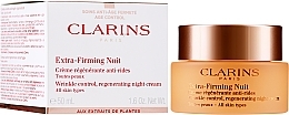 Düfte, Parfümerie und Kosmetik Regenerierende Antifalten Nachtcreme 60+ - Clarins Extra-Firming Night All Skin Types