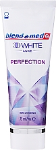 Düfte, Parfümerie und Kosmetik Zahnpasta 3D White Luxe Perfection - Blend-a-med 3D White Luxe Perfection Toothpaste
