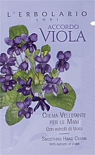 GESCHENK! Handcreme - L'Erbolario Accordo Viola Crema Vellutante per le mani (Probe)  — Bild N1