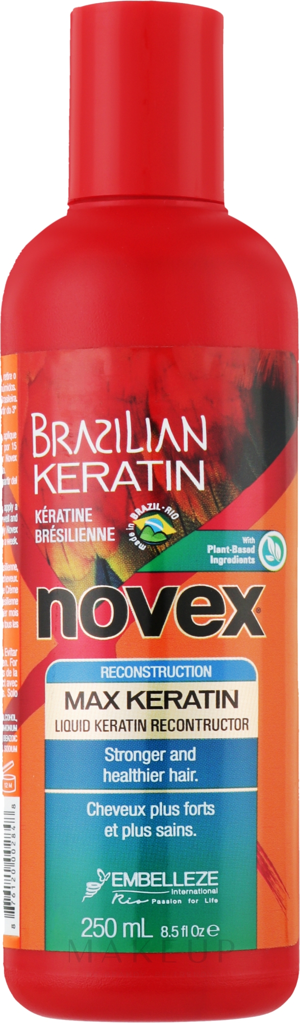 Flüssiges Haarkeratin - Novex Brazilian Keratin Max Liquid Keratin — Bild 250 ml