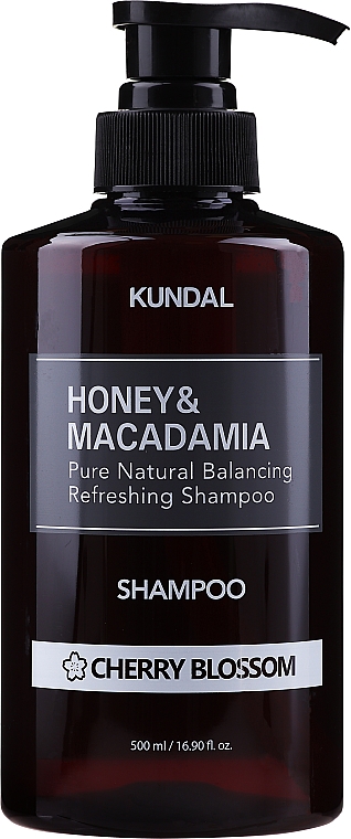 Erfrischendes Shampoo mit Kirschblüten - Kundal Honey & Macadamia Cherry Blossom Shampoo — Bild N5