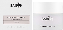 Reichhaltige 24h Vitaminpflege für das Gesicht - Babor Complex C Cream — Bild N2