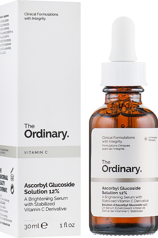 Aufhellendes Gesichtsserum mit Ascorbyl Glucuside - The Ordinary Ascorbyl Glucoside Solution 12% — Bild N1
