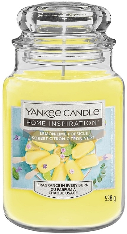 Duftkerze im Glas - Yankee Candle Home Inspiration Lemon-Lime Popsicle — Bild N2