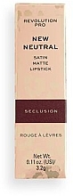 Matter Lippenstift - Revolution PRO New Neutral Satin Matte Lipstick — Bild N3