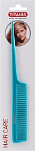 Düfte, Parfümerie und Kosmetik Haarkamm mit Griff 20,5 cm blau - Titania