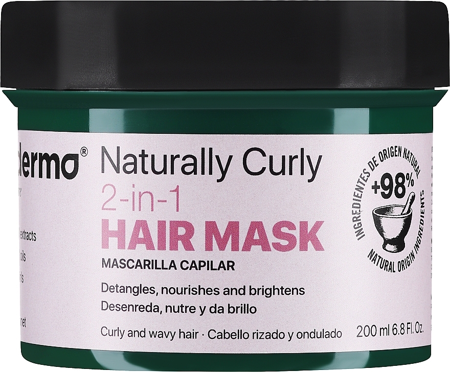 2in1 Maske für lockiges Haar - Ecoderma Naturally Curly 2 In 1 Mask — Bild N1