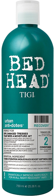 Feuchtigkeitsspendender Balsam für trockenes und strapaziertes Haar - Tigi Tigi Bed Head Urban Anti+dotes Recovery Conditioner