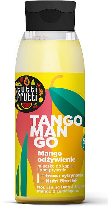 Pflegende Bade- und Duschmilch Mango & Zitronengras - Farmona Tutti Frutti Mango And Lemongrass — Bild N1