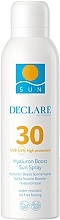 Düfte, Parfümerie und Kosmetik Sonnenschutzspray für empfindliche Gesichts- und Körperhaut - Declare Sun Hyaluron Boost Sun Spray SPF30