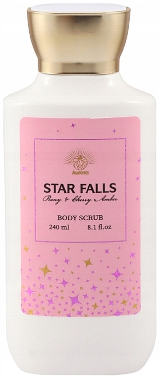 Körperpflegeset - Aurora Star Falls Peony And Cherry (Peeling 240ml + Schaumbad 240ml + Körpernebel 150ml) — Bild N3