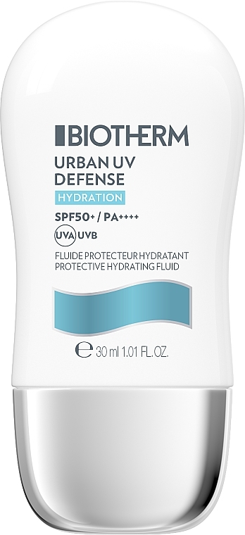 Feuchtigkeitsspendendes Sonnenschutzfluid für das Gesicht - Biotherm Urban UV Defense Protective Hydrating Fluid SPF 50+  — Bild N1