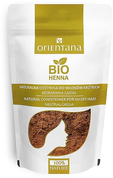 Bio-Henna mit 100% natürlichen Kräutern für kurze Haare - Orientana Bio Henna Herbal Neutral Conditioner — Bild N1