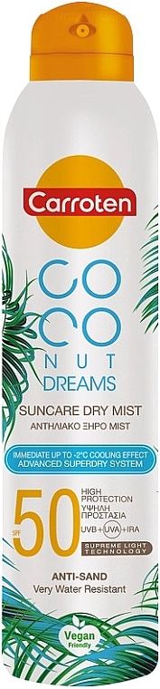 Sonnenspray für den Körper - Carroten Coconut Dreams Suncare Dry Mist Spray SPF50 — Bild N1