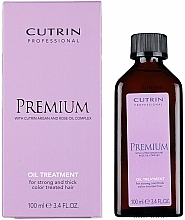 Düfte, Parfümerie und Kosmetik Ölbehandlung für gefärbtes Haar - Cutrin Premium Protein Oil Treatment For Strong And Thickl Color Treated Hair