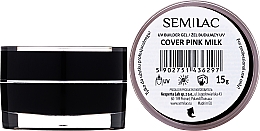 Aufbau-Nagelgel pink-beige - Semilac UV Builder Gel Cover — Bild N4