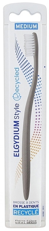 Zahnbürste Style Recycled mittel dunkelgrau - Elgydium Style Recycled Medium Toothbrush — Bild N1