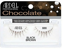 Künstliche Wimpern - Ardell Chocolate Lash Black Brown 888 — Bild N1