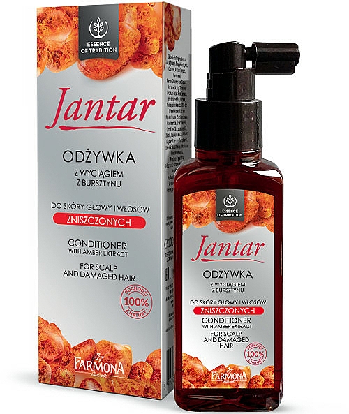 Conditioner mit Bernsteinextrakt für Kopfhaut und strapaziertes Haar - Farmona Jantar Scalp and Hair Conditioner With Amber Extract