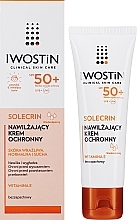 Sonnenschutzcreme für empfindliche, normale und trockene Haut - Iwostin Solecrin Protective Cream SPF 50+ — Bild N1