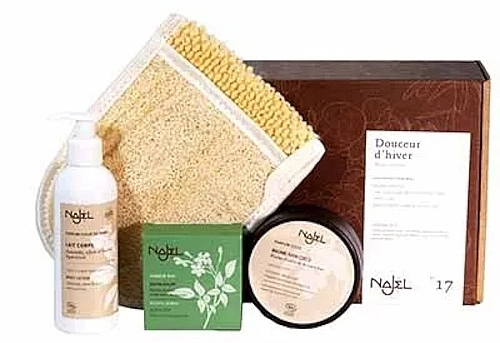 Gesichtspflegeset - Najel (balm/100g + b/milk/200ml + soap/100g + sponge/1pc) — Bild N1