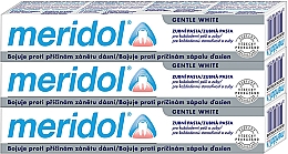 Düfte, Parfümerie und Kosmetik Zahnpasta - Meridol Gentle White (3x75ml)