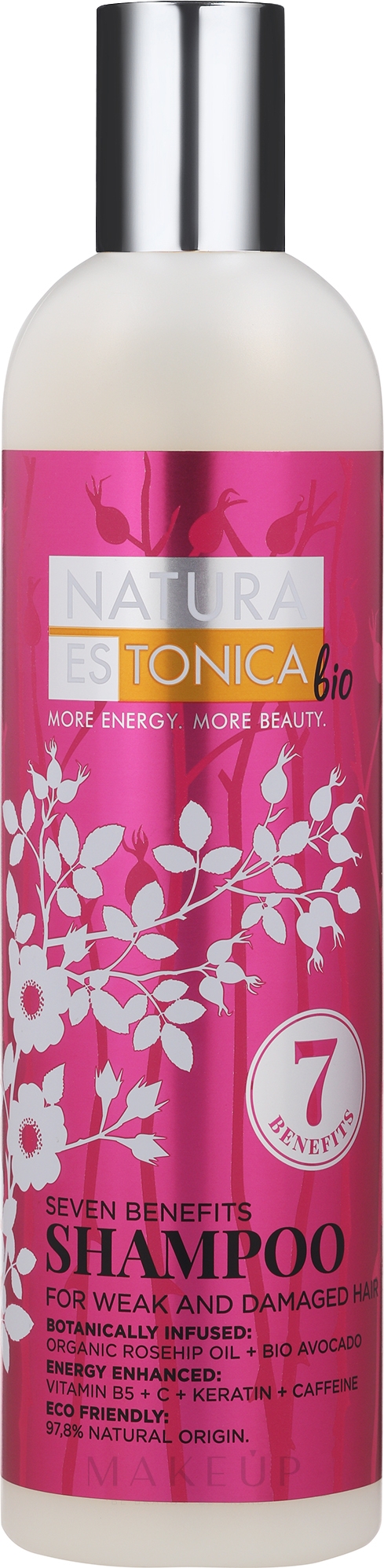 Shampoo für kraftloses geschädigtes Haar "Sieben Vorteile" - Natura Estonica Seven Benefits Shampoo — Bild 400 ml
