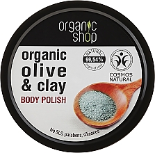 Düfte, Parfümerie und Kosmetik Körperpeeling mit Bio Olivenöl und Tonerde - Organic Shop Body Scrub Organic Olive & Clay