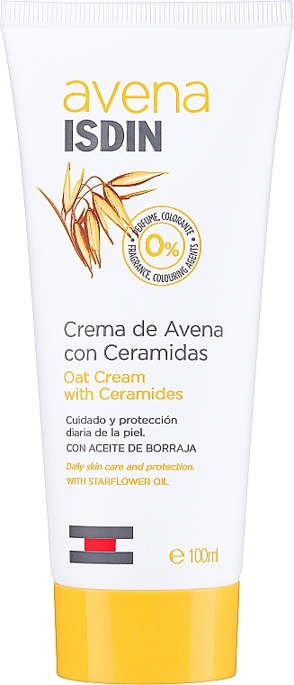 Hafercreme mit Ceramiden für Gesicht und Körper - Isdin Avena Oatmeal Cream With Ceramides — Bild N1