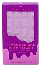 Badebombe Lavendel - I Heart Revolution Chocolate Bar Bath Fizzer "Lavender" — Bild N1