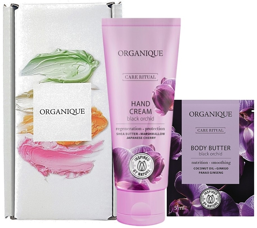 Organique Care Ritual Black Orchid (Handcreme 70ml + Körperbutter 5ml) - Körperpflegeset — Bild N1