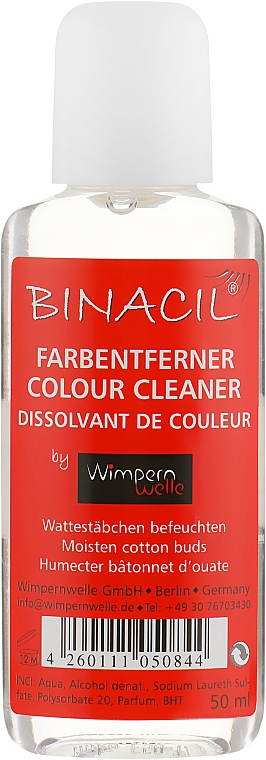 Farbentferner - Wimpernwelle Colour Cleaner — Bild N1