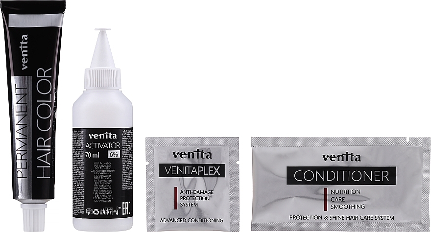 Haarfarbe - Venita Plex Protection System Permanent Hair Color — Bild N2