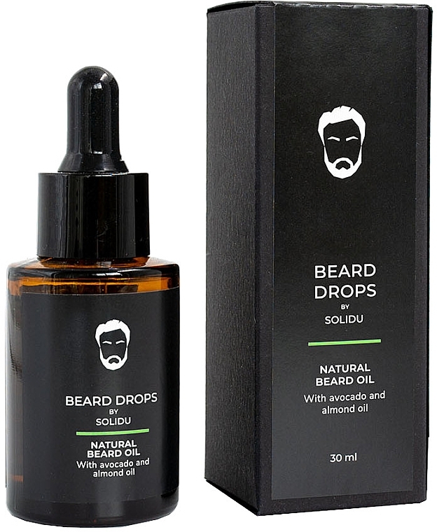 Ätherisches Öl für Bart - Solidu Beard Drops NaturalBeard Oil — Bild N1