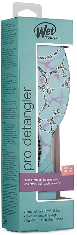 Haarbürste - Wet Brush Pro Detangler Cosmic Lava Teal — Bild N4