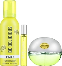 Düfte, Parfümerie und Kosmetik DKNY Be Delicious - Duftset (Eau de Parfum /100 ml + Eau de Parfum /15 ml + Duschmousse /150 ml) 