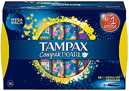 Tampons mit Applikator 36 St. - Tampax Pearl Compak Regular — Bild N1