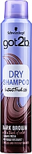 Düfte, Parfümerie und Kosmetik Trockenshampoo für braunes Haar - Schwarzkopf Got2b Fresh it Up Brown Dry Shampoo