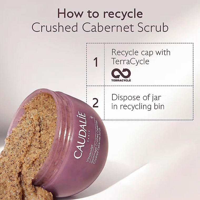 Pflegendes Körperpeeling mit Traubenkernöl und Honig - Caudalie Vinosculpt Crushed Cabernet Scrub — Bild N7