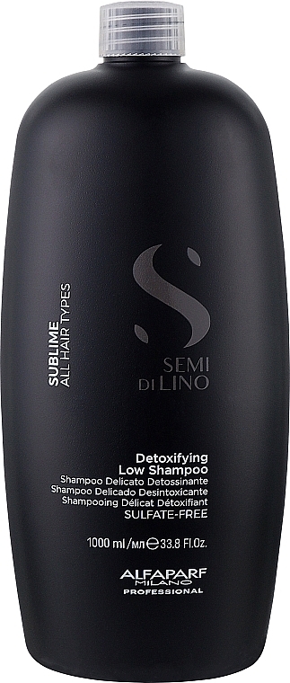 Shampoo für alle Haartypen - Alfaparf Semi Di Lino Sublime Detox Low Shampoo  — Bild N2