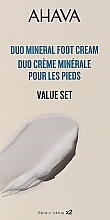 Set - Ahava Deadsea Water Mineral Foot Cream (f/cr/2x150ml) — Bild N1