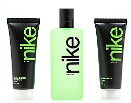 Duftset (Eau de Toilette 100 ml + Duschgel 75 ml + After Shave Balsam 75 ml) - Nike Man Ultra Green  — Bild N2
