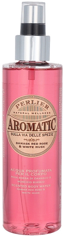 Aromatisiertes Körperwasser - Perlier Aromatic Red Rose & White Musk Scented Body Water — Bild N1
