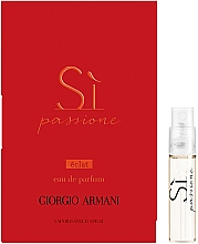 GESCHENK! Giorgio Armani Si Passione Eclat - Eau de Parfum (Probe) — Bild N1