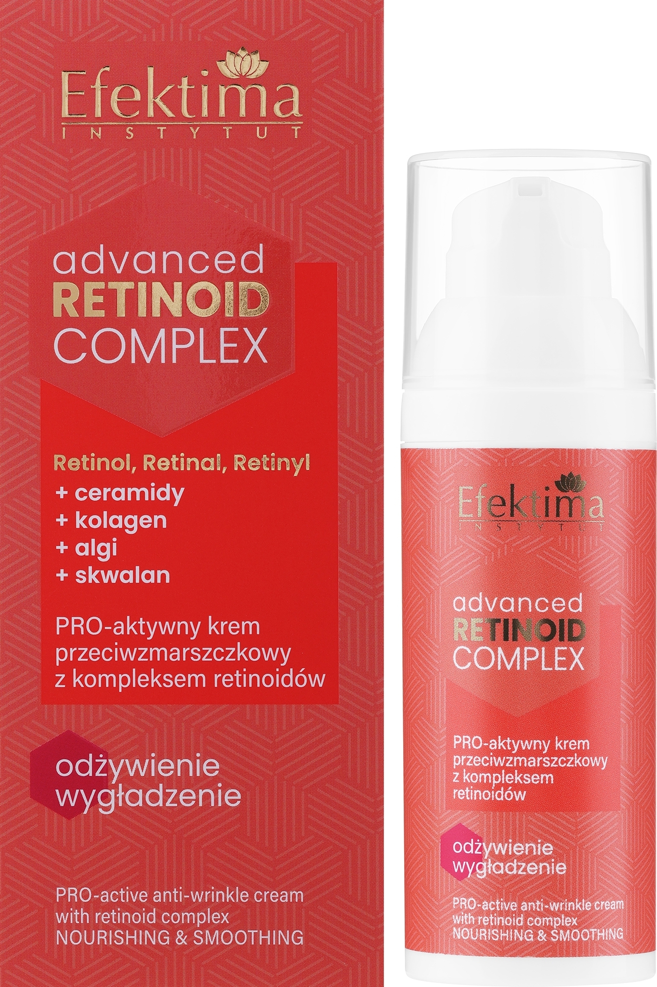 Aktive Anti-Falten-Creme mit Retinoid-Komplex - Efektima Instytut Advanced Retinoid Complex — Bild 50 ml