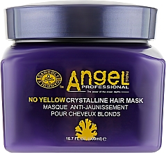 Haarmaske - Angel Professional Paris No Yellow Crystalline Hair Mask — Bild N1