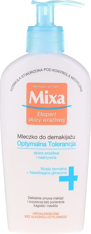 Reinigungsmilch zum Abschminken - Mixa Optimal Tolerance Cleansing Milk — Foto N1